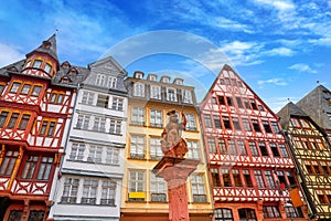 Frankfurt Romerberg square Old city Germany photo