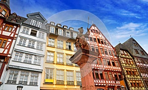 Frankfurt Romerberg square Old city Germany photo