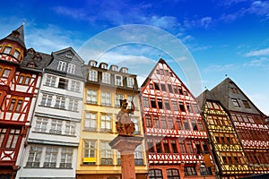 Frankfurt Romerberg square Old city Germany photo