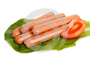 Frankfurter sausages