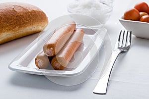 Frankfurter sausages