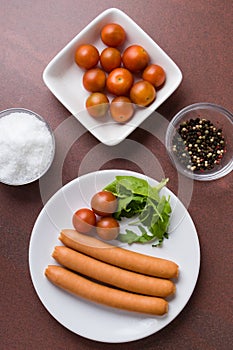 Frankfurter sausages