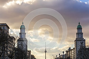 The frankfurter tor berlin germany