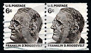 Franklin D Roosevelt USA Postage Stamp