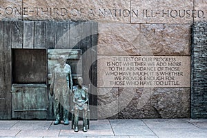 Franklin Delano Roosevelt Memorial in Washington DC