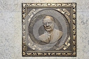 Franklin Delano Roosevelt Plaque