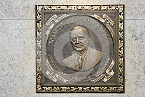 Franklin Delano Roosevelt Plaque photo