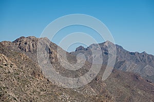 Franklin mountiains on a clear day photo