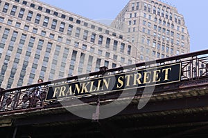 Franklin street crossing 2, Chicago Illinois