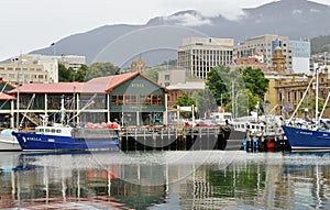 Franklin Wharf in Hobart, Australia