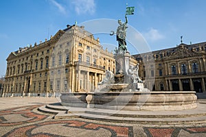 Frankonia Fountain at the Wurzburg Residence, Germany