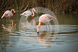 Frankreich Camarque Flamingos photo
