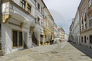 Frantiskanske namestie square in Bratislava