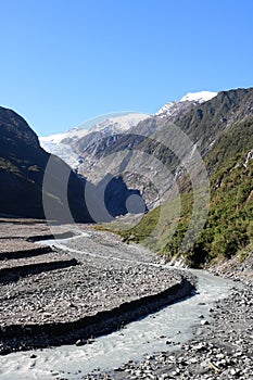 Franz Josef Glacier, Waiho River, New Zealand