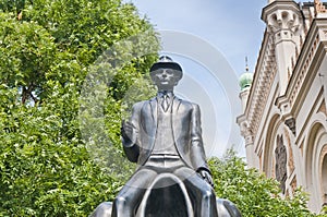 Franz Kafka statue