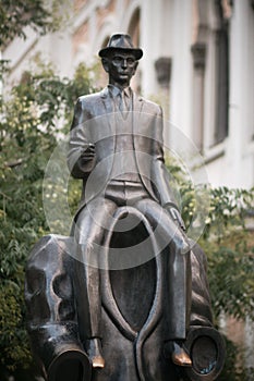 Franz Kafka statue