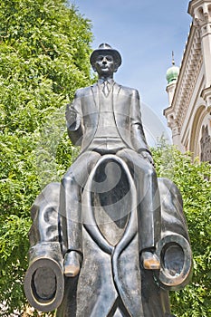 Franz Kafka statue