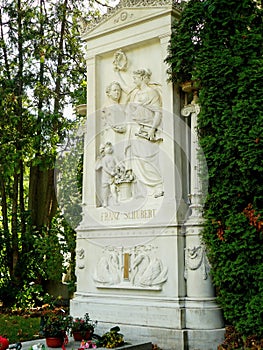 Franz Schubert grave in Vienna