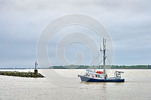 Fraser River Fishboat Returning