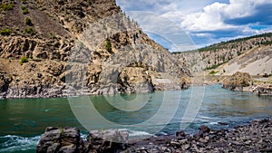 The Fraser River in the Fraser Canyon