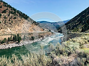 The Fraser River runs through the Cache Creek area.