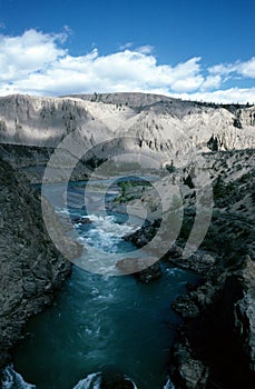 Fraser river in spring