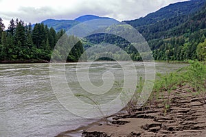 Fraser River at Yale, British Columbia, Canada photo