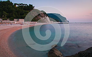 Frati beach, Monte Conero