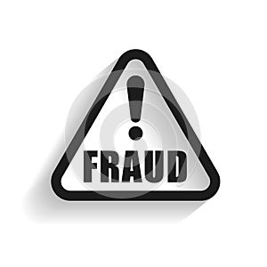 fraud alert warning background protect your email or crypto data