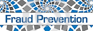 Fraud Prevention Blue Grey Circular Squares Horizontal