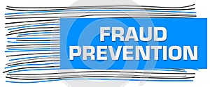 Fraud Prevention Blue Grey Horizontal Lines Box Text