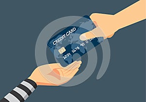 Fraud to identity theft when payment with a credit card.