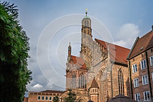 Frauenkirche (Church of Our Lady) at Hauptmarkt Square - Nuremberg, Bavaria, Germany