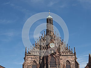 Frauenkirche church of Our Lady in Nuernberg