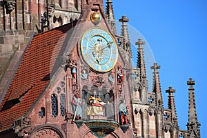 Frauenkirche in Nuremberg city