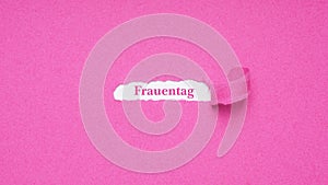 Frauentag is German for Women`s Day