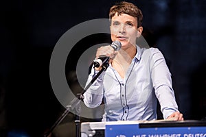 Frauke Petry speaking