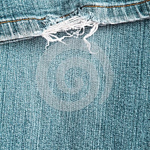 Frayed jeans texture for background