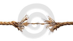 Frayed Rope about to Break photo