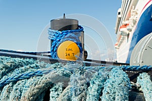 Frayed Ropes on Old Ship