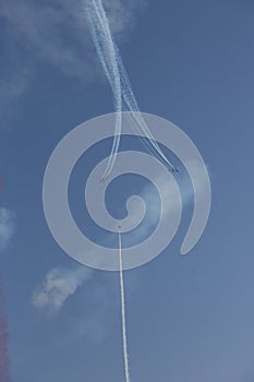 Frecce Tricolore, Three-Colored Arrows in Ladispoli, Italy