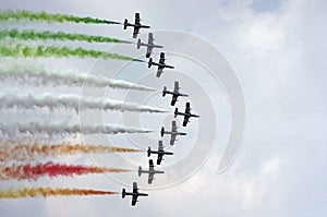 The Frecce Tricolori, Italy photo