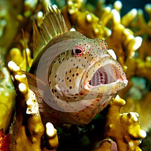 Freckled Hawkfish - Paracirrhites forsteri