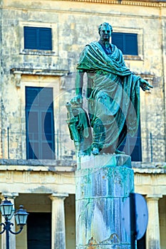 Frederick Adam statue, Corfu, Greece