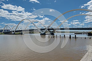 The Frederick Douglass Bridge in Washington, DC