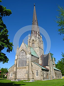 Fredericton, New Brunswick, Anglican Christ Church Cathedral, Maritimes, Canada