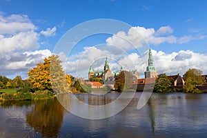 Frederiksborg palace in Hilleroed, Denmark