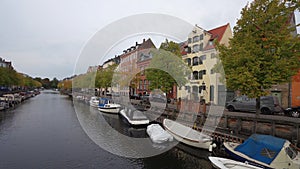 Frederiksholms canal in Copenhagen, Denmark