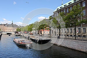 The Frederiksholms Kanal in Copenhagen