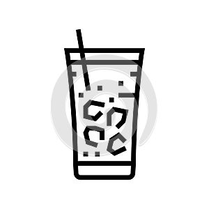 fredo coffee line icon vector illustration photo